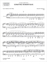 Sonatine Romantique - Piano - Alexandr Tcherepnine - Partition - Piano